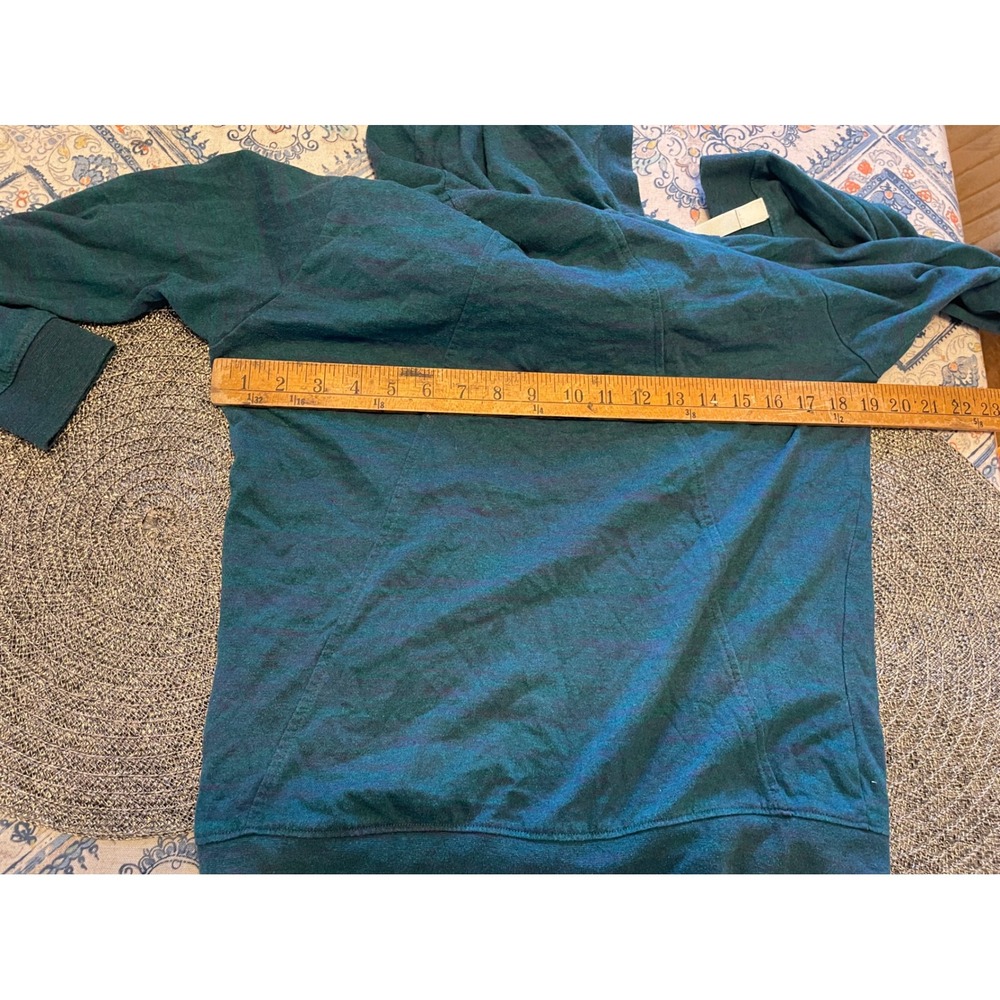Nike Womens Full Zip Hoodie Teal Space Dye Heathered Sportswear Medium RN56323 - Picture 5 of 5